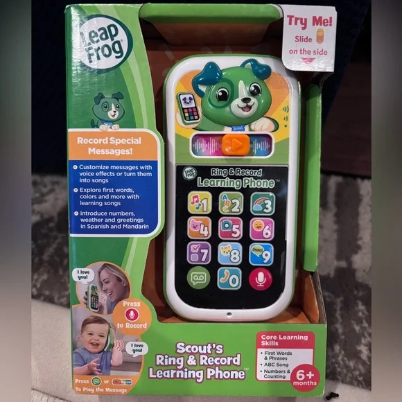 LeapFrog Scout's Ring and Record Learning Phone - Picture 1 of 2